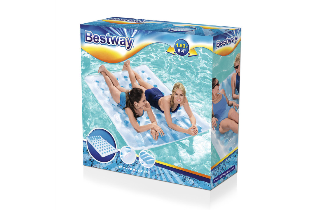 nicht Bestuiven ouder Bestway - luchtbed zwembad - 2 persoons - 193x142 cm - Vikingchoice.nl