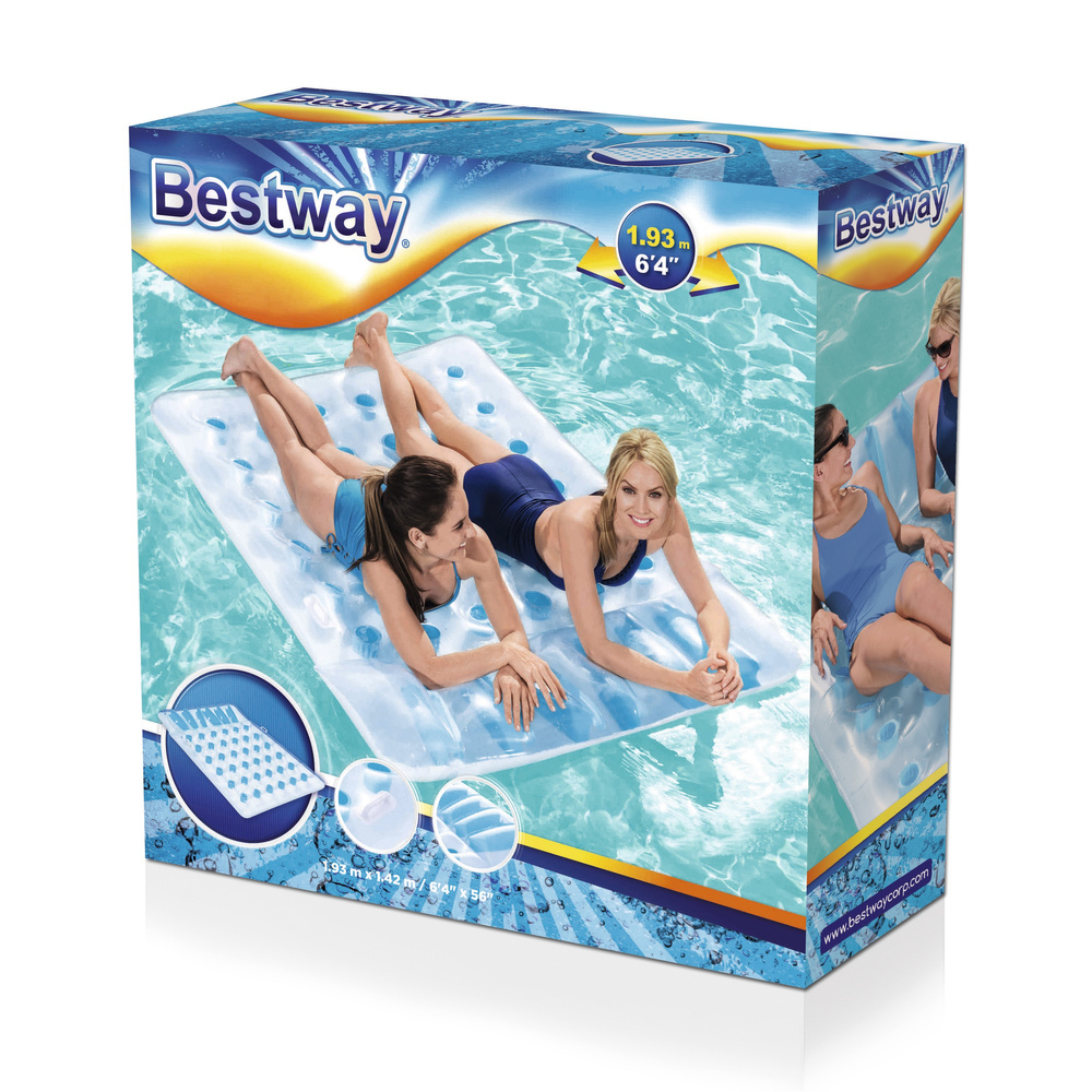 Talloos Neuropathie Meisje Bestway - luchtbed zwembad - 2 persoons - 193x142 cm - Vikingchoice.nl