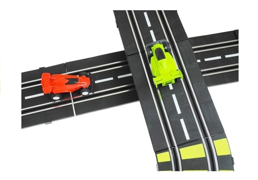 Elektrische tweebaans racebaan - 12 meter