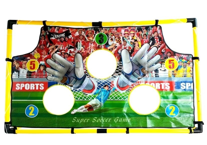 Voetbaldoel richtmat - PVC - 119 x 56 x 71 cm