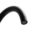 Vrijstaande badkraan - met handdouche - 110 cm hoog - zwart