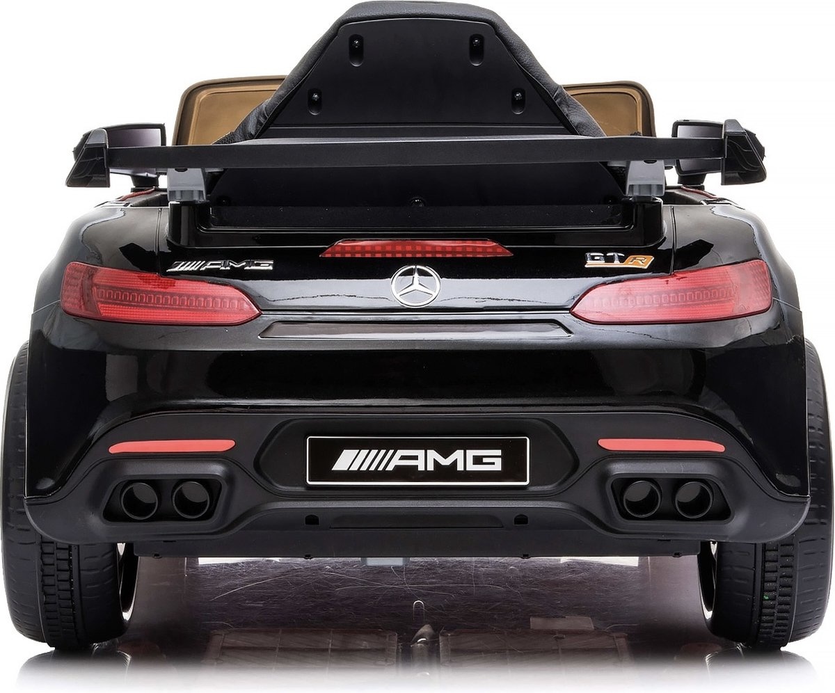 Elektrische kinderauto - Mercedes GTR AMG - 2x25W - zwart
