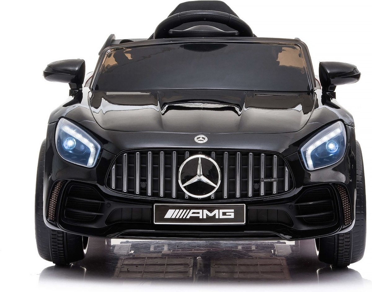Elektrische kinderauto - Mercedes GTR AMG - 2x25W - zwart