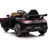Elektrische kinderauto - Mercedes GTR AMG - 2x25W - zwart