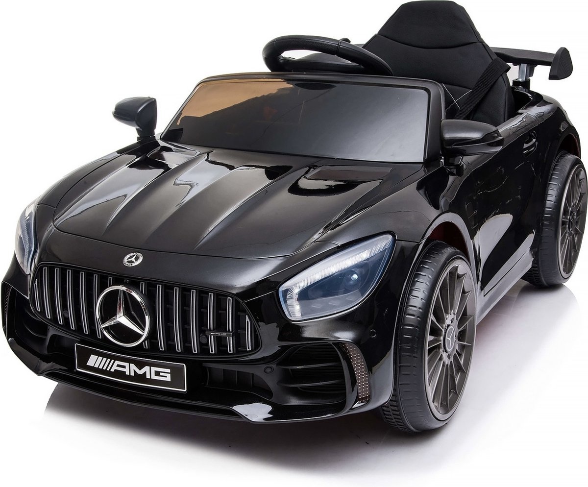 Elektrische kinderauto - Mercedes GTR AMG - 2x25W - zwart
