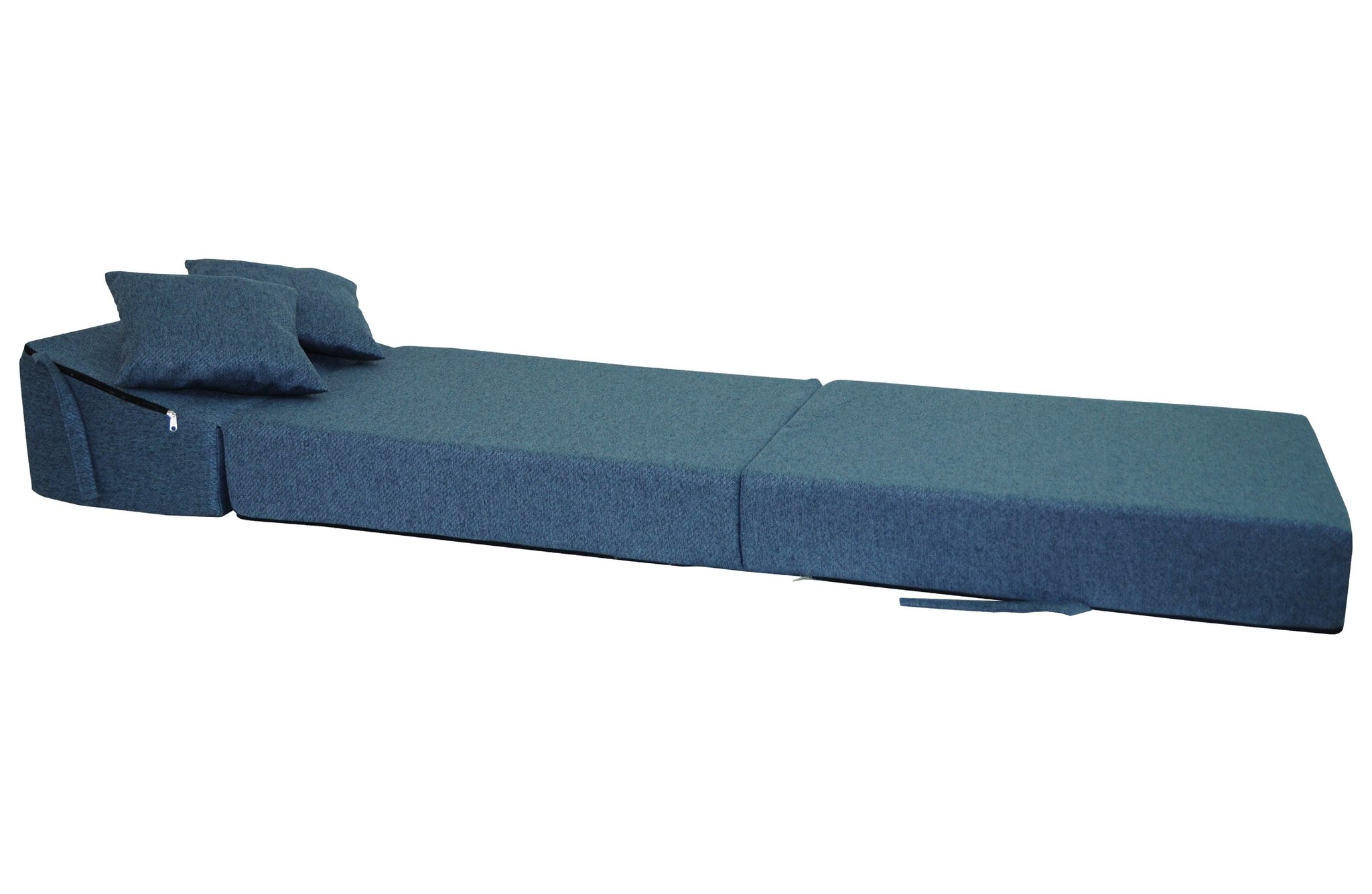 Opvouwbaar matras - logeermatras - gerecycled plastic - blauw