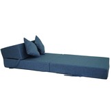 Opvouwbaar matras - logeermatras - gerecycled plastic - blauw