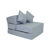 Opvouwbaar matras - logeermatras - gerecycled plastic - grijs