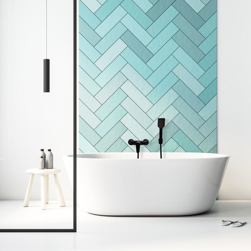 Douchemengkraan voor cabine - wandmontage zwarte douche