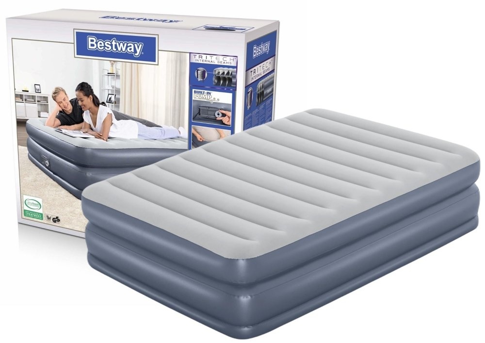 Bestway - luchtbed & pomp - 2 persoons - 203x152x51cm