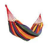 Hangmat 224 x 150 cm – katoen – multi kleur - hoes