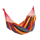 Hangmat 224 x 150 cm – katoen – multi kleur - hoes