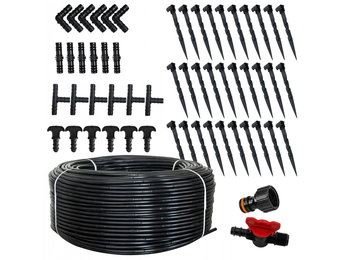 Druppelslang - compleet irrigatiesysteem - 50 m