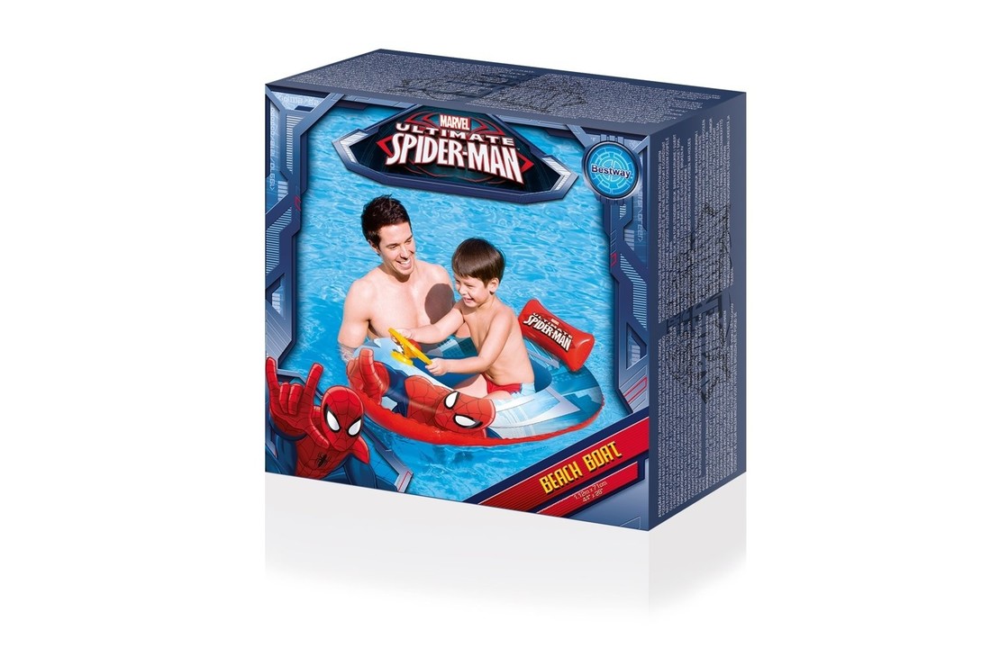 Bestway Spider-man opblaasboot - 112 x 71 cm