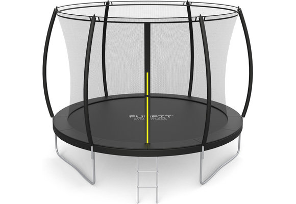 Trampoline met net - 312 cm - 10 FT - zwart - tot 120 kg