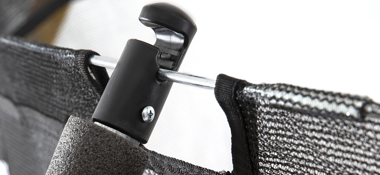 Trampoline met net - 404 cm - 13 FT - zwart - tot 150 kg