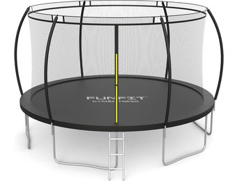 Trampoline met net - 465 cm - 15 FT - zwart - tot 150 kg