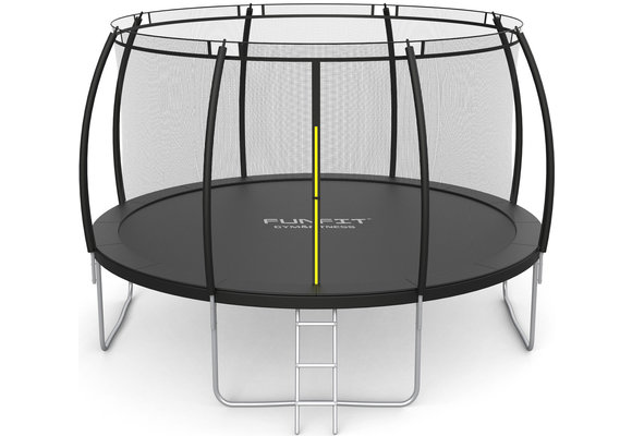 Trampoline met net - 435 cm - 14 FT - zwart - tot 150 kg
