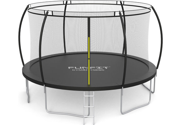 Trampoline met net - 490 cm - 16 FT - zwart - tot 150 kg