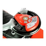 Loopauto - met duwstang - rood - 84x44x85 cm