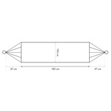 Hangmat 2 persoons - 185 x 150 cm - meerdere kleuren