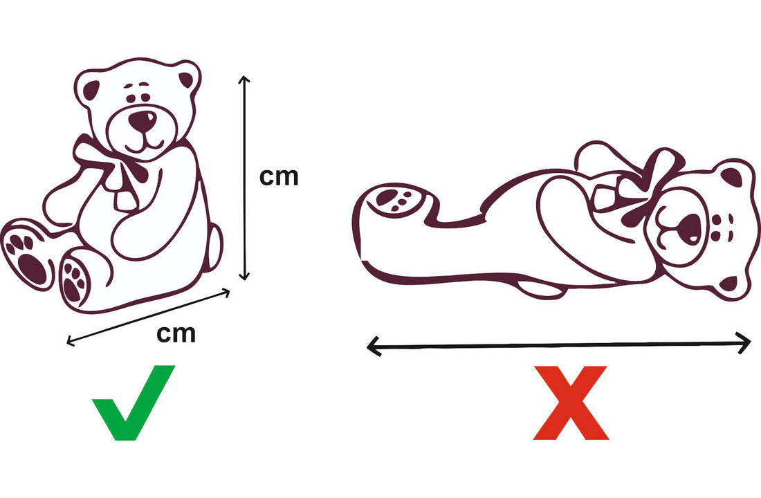 Knuffelbeer crème - geborduurd I Love You - 160 cm