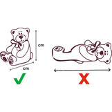 Teddybeer XXL - 180 cm - Love you forever bruin