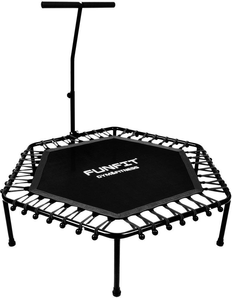 een Stier lint Fitness trampoline zwart - 130 cm - Vikingchoice.nl
