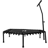Fitness trampoline zwart - 130 cm