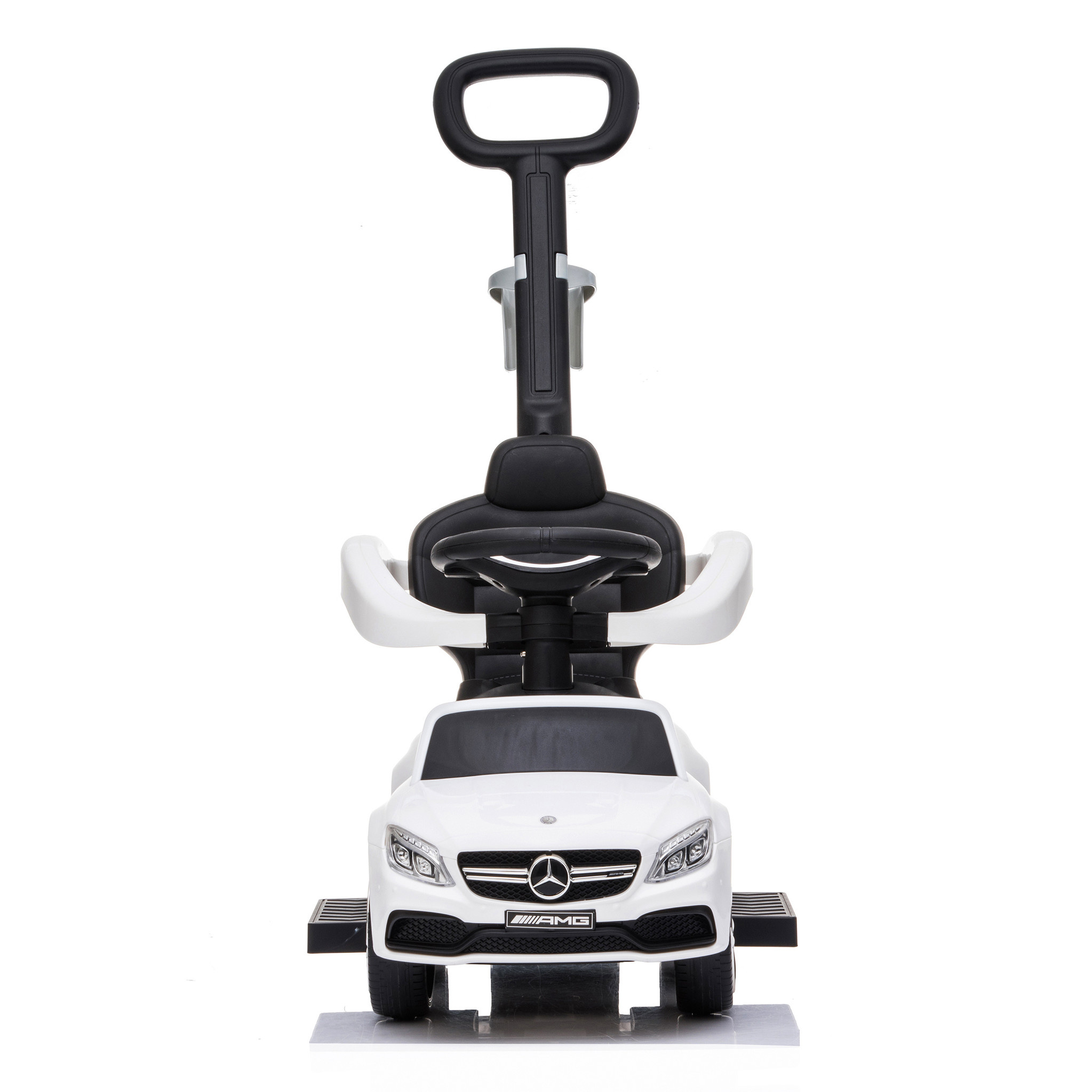 Mercedes loopauto met geluid meegroeiend wit Vikingchoice.nl