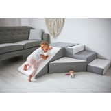 Schuimglijbaan - 40 cm hoog - wit, grijs, paars