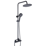 Doucheset zwart - douchemengkraan - regendouche - verstelbaar