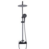 Doucheset zwart - douchemengkraan - regendouche - verstelbaar