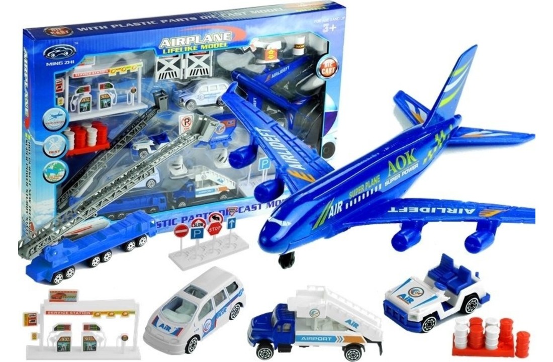 Speelgoed vliegtuig kopen? Luchthaven speelset - Vikingchoice.nl