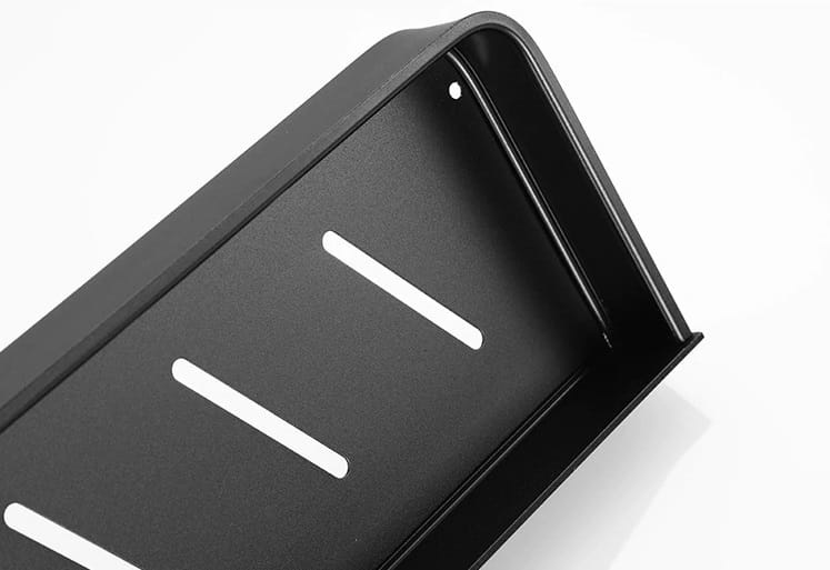 Badkamer schap set - metalen wandplank set - 40 cm - zwart