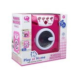 Speelgoed wasmachine -  18,5x24 cm - met licht en geluid - roze