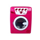 Speelgoed wasmachine -  18,5x24 cm - met licht en geluid - roze