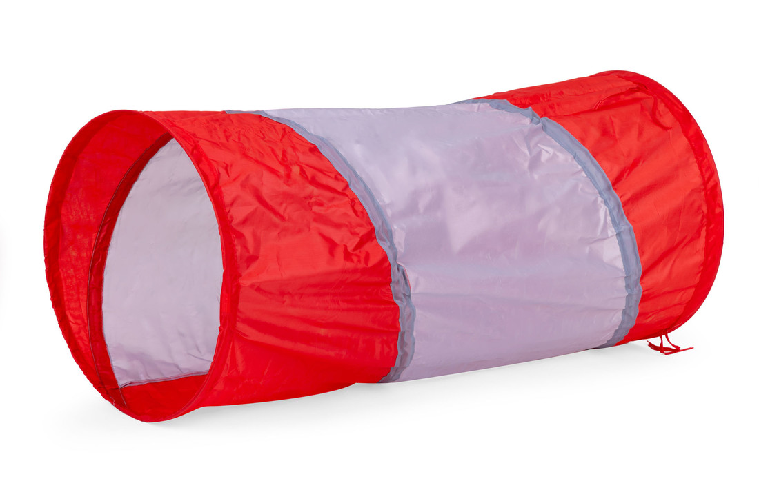 Speeltent - brandweer - met tunnel - 190x73x102 cm - rood