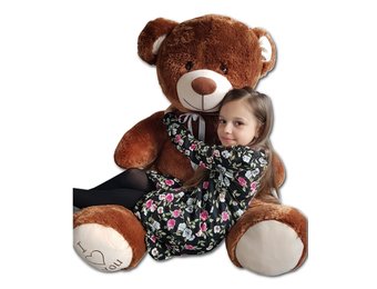Gigantische grote teddybeer - 75 x 85cm - bruin