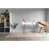 Kaptafel - consoletafel - 80 x 45 cm - wit - bijzettafel