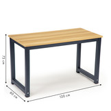 Bureau tafel voor kind & tiener – 120 x 60 x 74 cm - gelamineerd