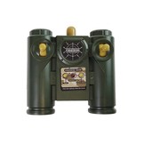 RC legertank duel set - groen en zwart - 26 en 28 cm