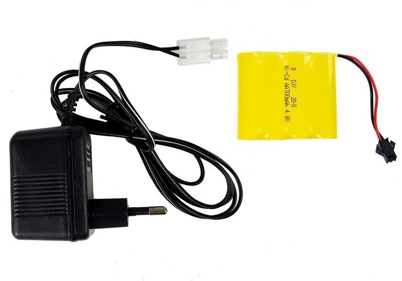 RC legertank duel set - groen en zwart - 26 en 28 cm