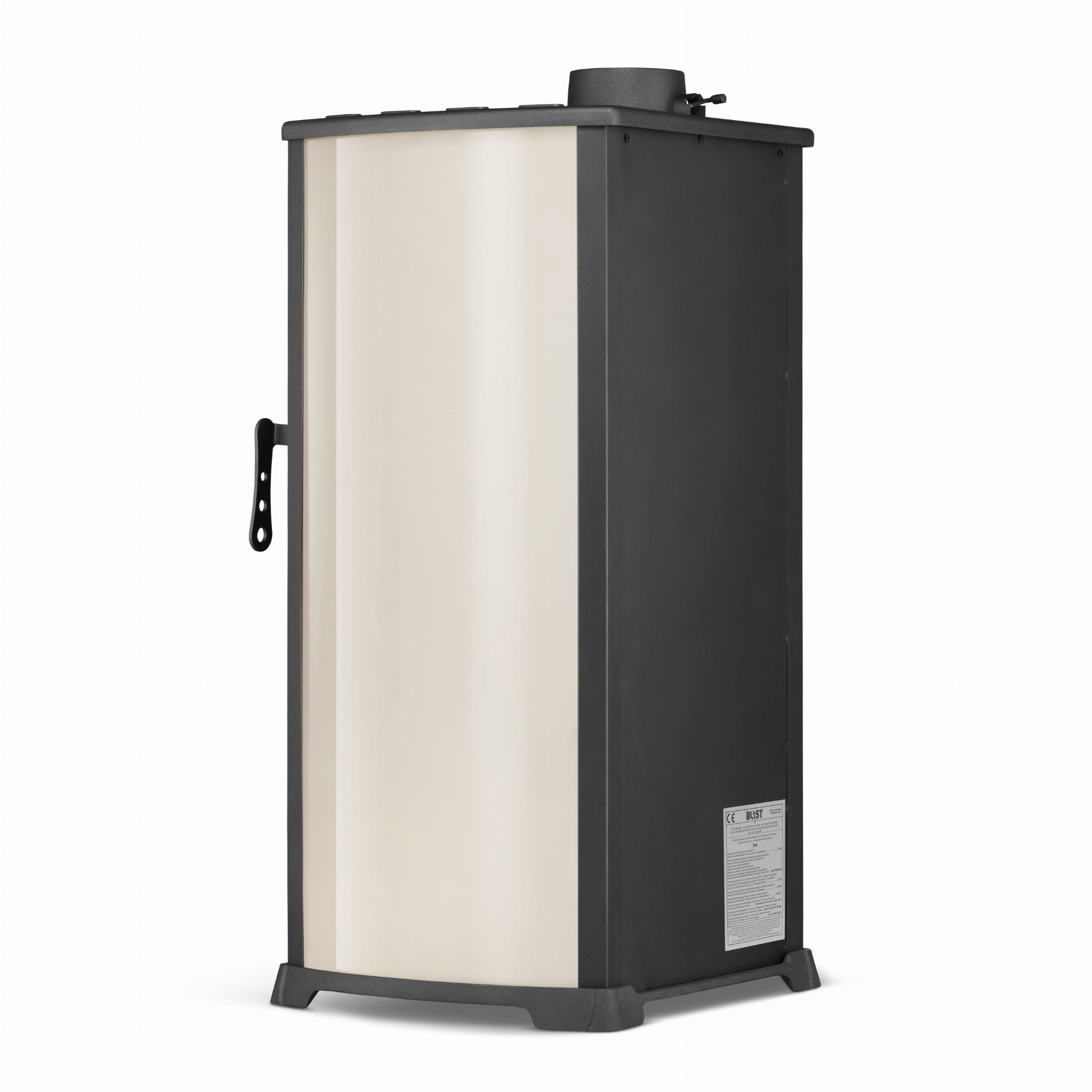 Houtkachel - staal - vrijstaand - 10KW