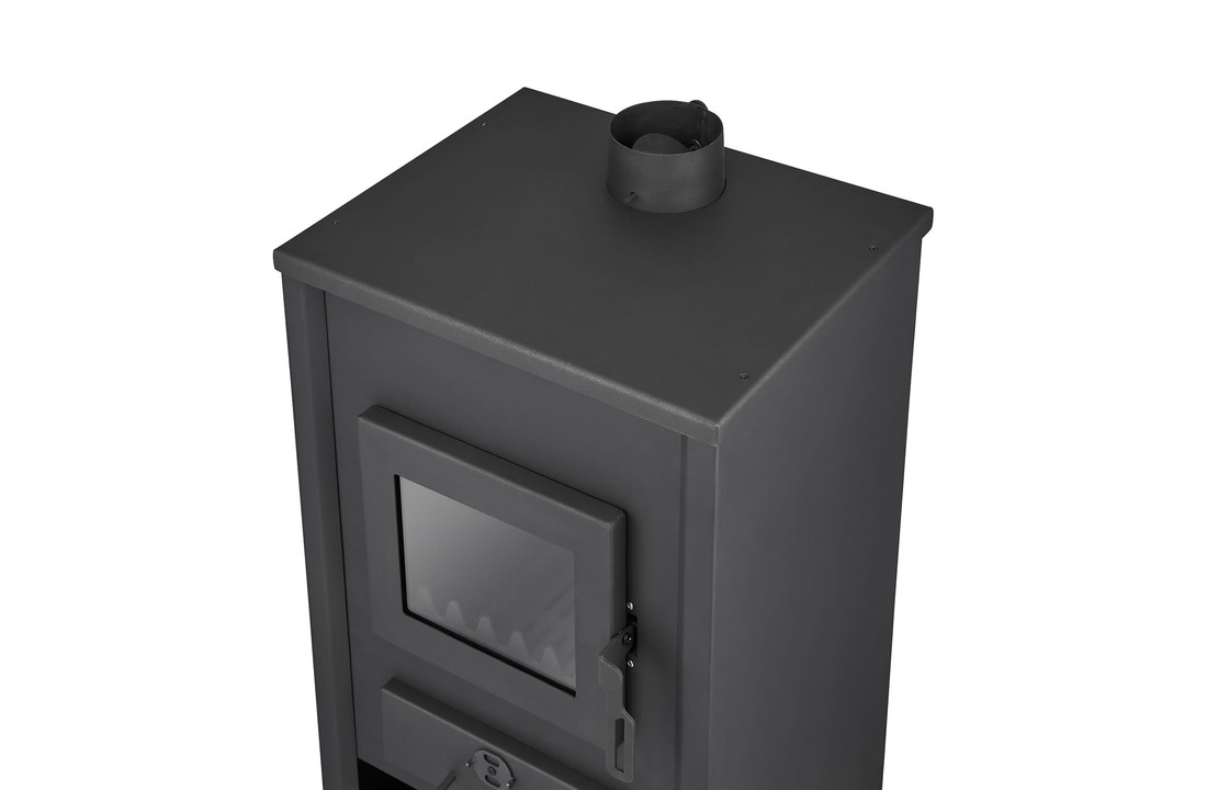 CV Houtkachel - staal - vrijstaand - 22kw