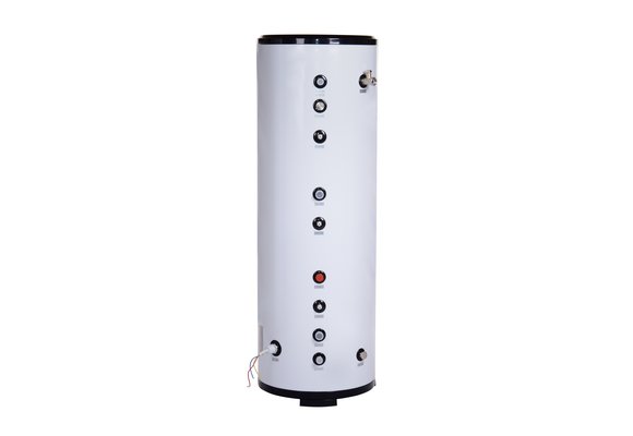 Buffervat warmtepomp - 200L watertank - RVS - 52 x156 cm