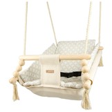 Babywiegschommel - max. 20 kg - creme, cremediamanten