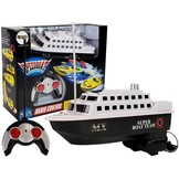 Bestuurbare boot - rc - 27 Mhz - 20 cm - tot 15 km/u - zwart