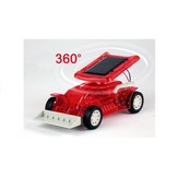 Speelgoed auto op zonne-energie - bulldozer - rood