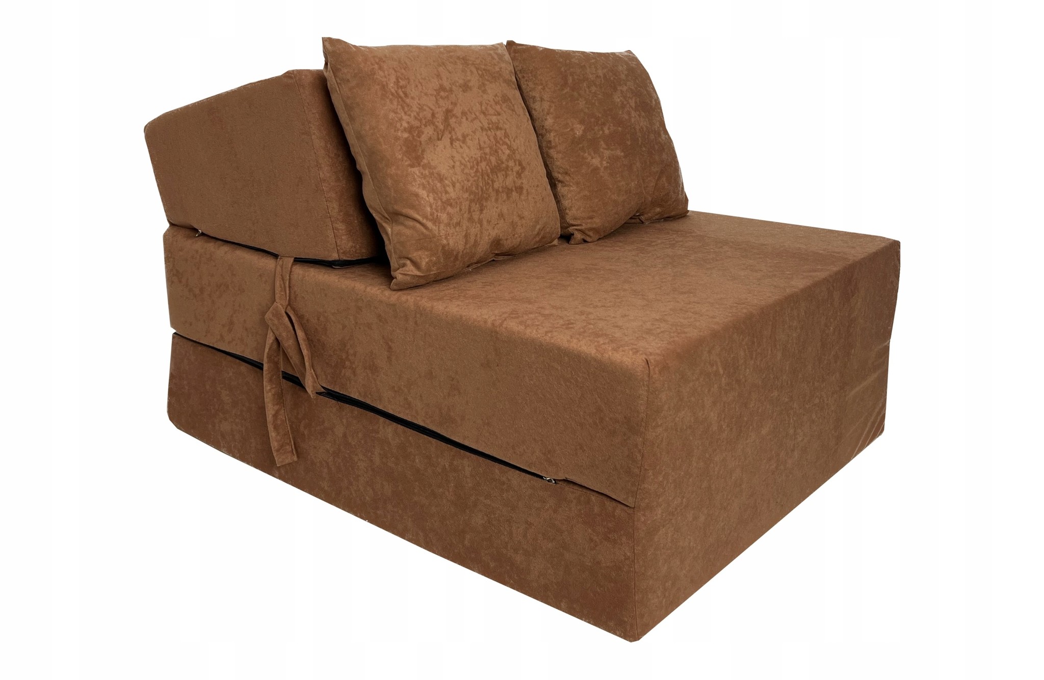 Opvouwbaar matras - logeermatras - 200x70x15 cm - cognac